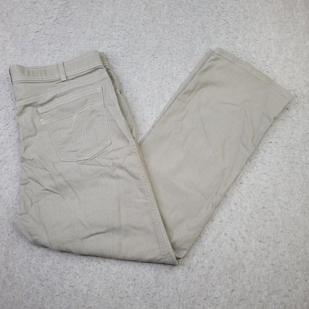 Vtg Levi's With A Skosh More Room Jeans‎ Mens 40x30 Tan 70's Made In USA